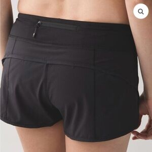 Lululemon Speed Short Black Size 6